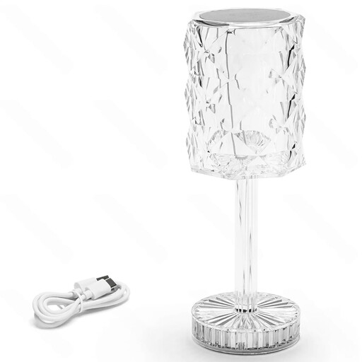 Aigostar LED Table and Floor Lamp 1W 105lm 3 Light Colors CCT Decorative Battery Lamp Rose