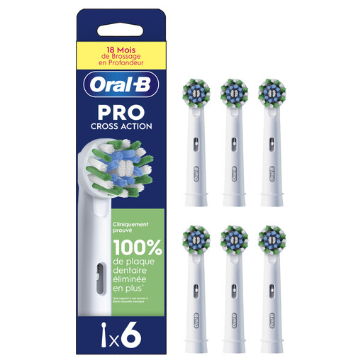 Oral-B Cross Action Brossettes x6