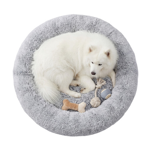 Flauschiges Donut-Hundebett 140 cm