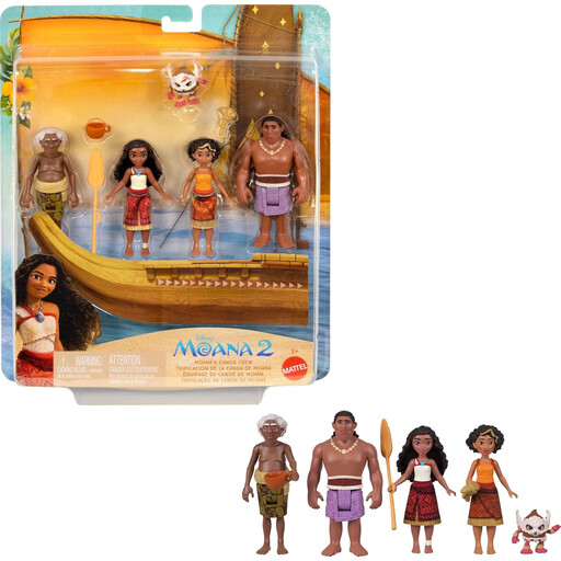 Disney Princess Moana 2 Small Doll Character Multipack