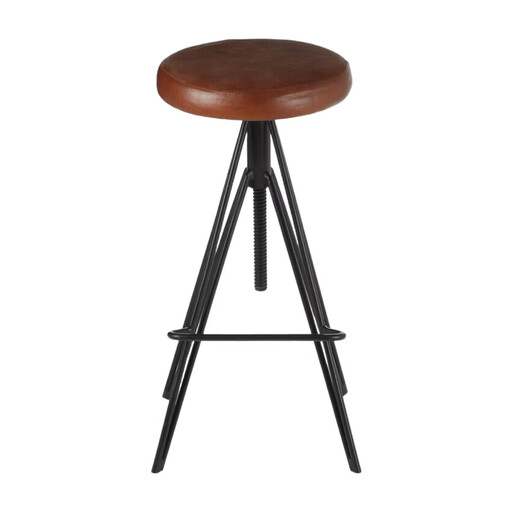 Premier Housewares Genuine Leather Bar Stool
