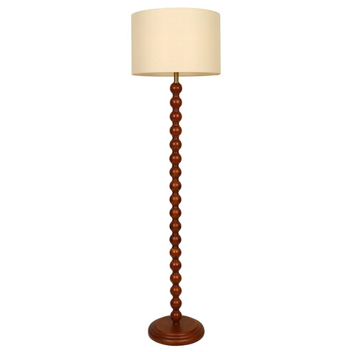 Lameke Stacked Wood Floor Lamp