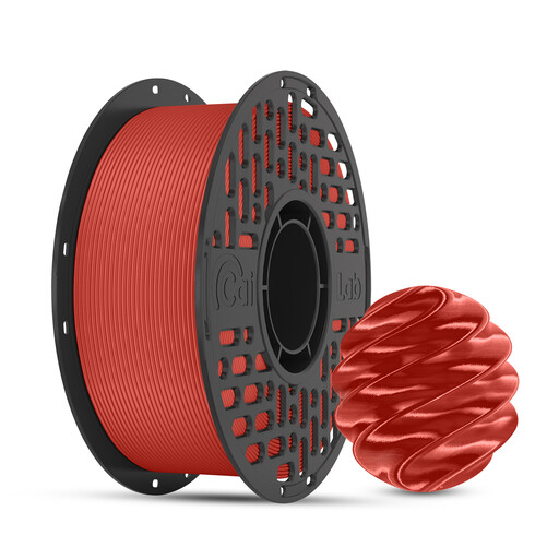 CaiLab Silk PLA Filament Red