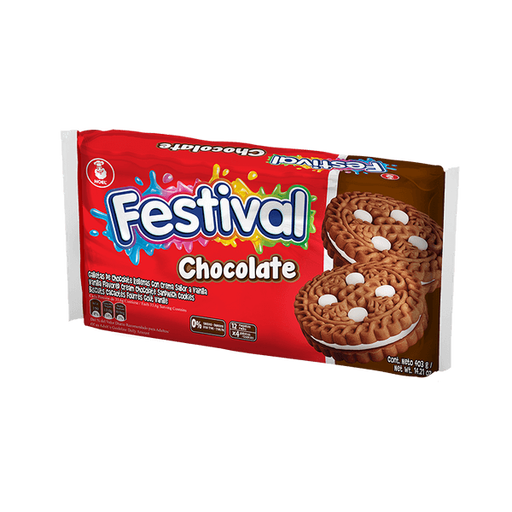 FESTIVAL Chocolate Flavour Cookies 403 gr