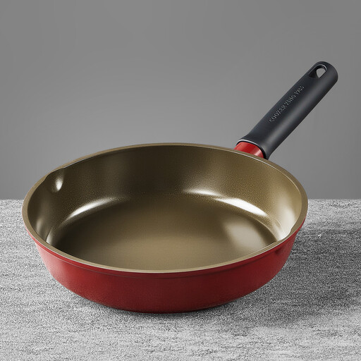 COOKER KING 28 cm Nonstick Frying Pan, Titanium Ceramic Coating, PTFE and PFOA Free, Suitable for Induction Cookers