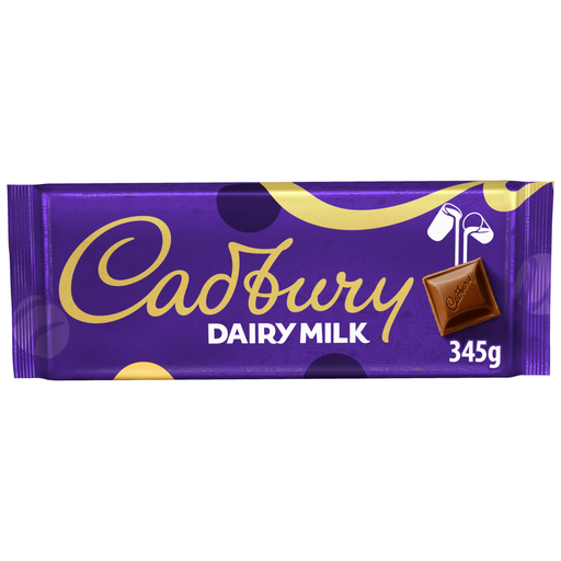 Cadbury Dairy Milk Chocolate Gift Bar, 345g