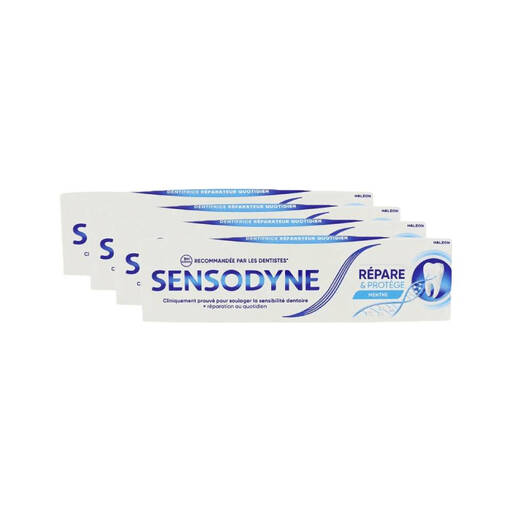 Sensodyne Repair & Protect Cool Mint Toothpaste 75ml - Pack of 4