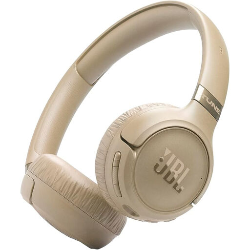 JBL Tune 680NC On-Ear Kopfhörer mit Noise Cancelling in Beige