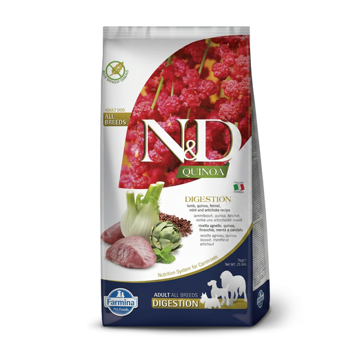 Farmina N&D Quinoa Digestion Adult Medi Maxi Lamb 7 kg