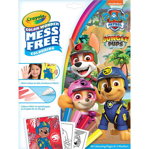 Crayola Paw Patrol Jungle Pups Colour Wonder
