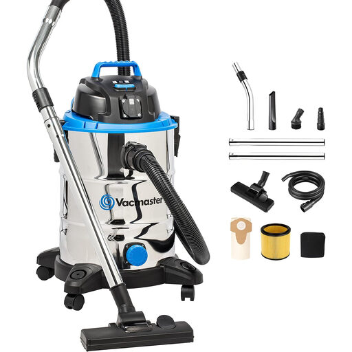 Vacmaster VQ1530SFDC 1500W 30L Wet & Dry Vacuum Cleaner