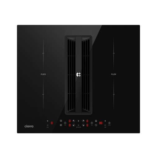 Ciarra ONE induction hob with integrated extraction