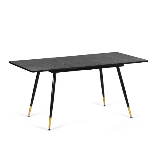 Urban Meuble Extendable Dining Table 120-160 cm, Black