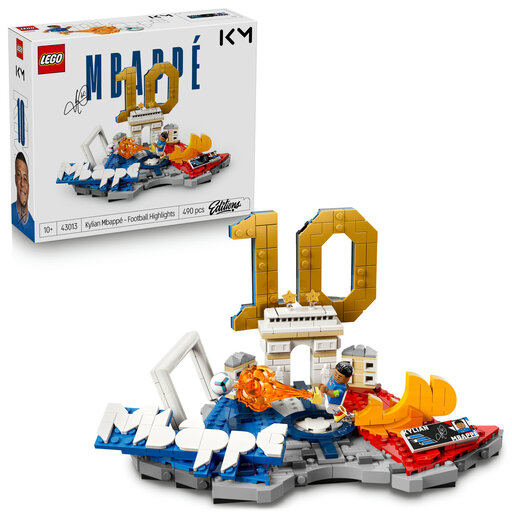LEGO Editions 43013 Mbappe 10 Build and Minifigure