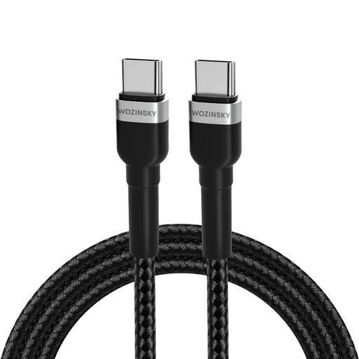 Wozinsky WNBCC2 Black USB-C / USB-C PD Cable 65W 2m