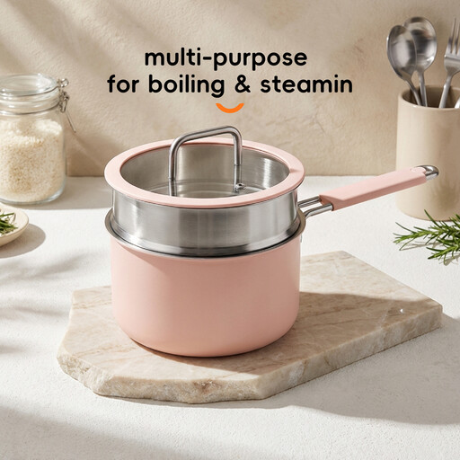PURECOOK Ceramic-Coated 316 Stainless Steel Milk Pot