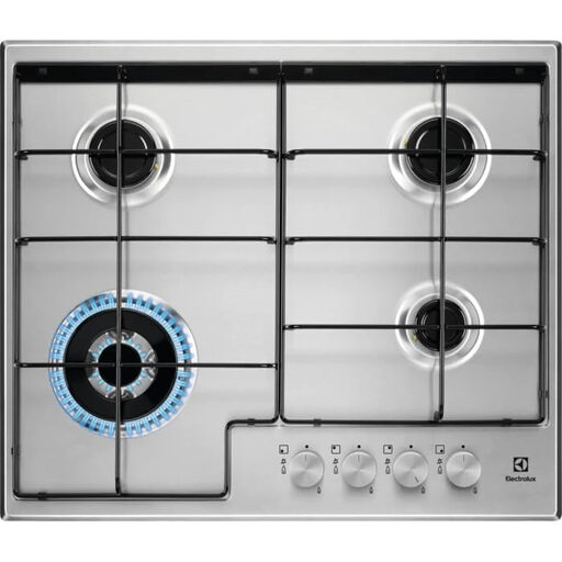 Electrolux EGS6434X Built-In Gas Hob 4 Burners 60 cm Stainless Steel