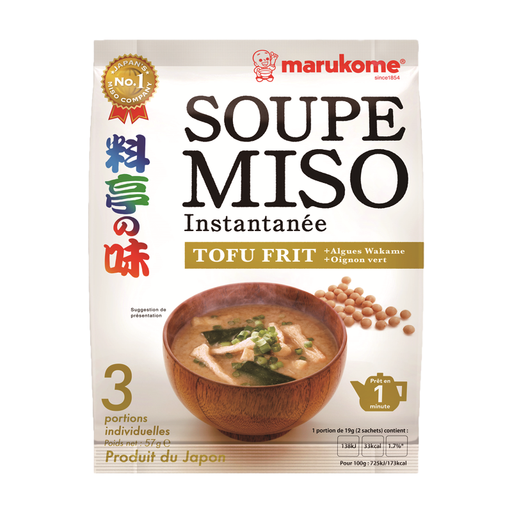Marukome Fried Tofu Miso Soup 57 g