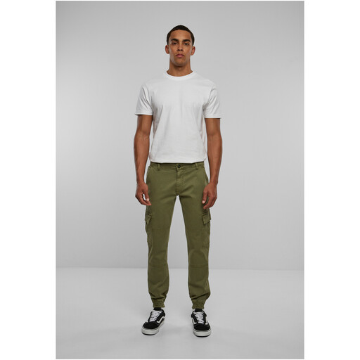 Urban Classics Washed Cargo Twill Jogging Pants olive 30