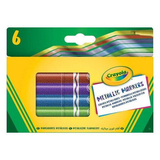 Crayola 6 Metallic Markers