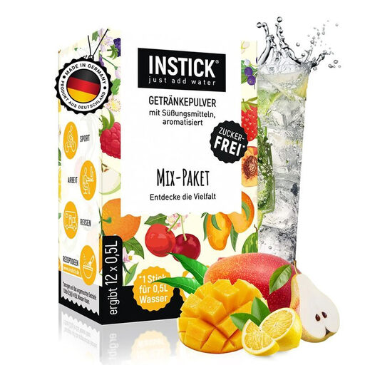 INSTICK zuckerfreies Instant-Getränkepulver Mix-Pack