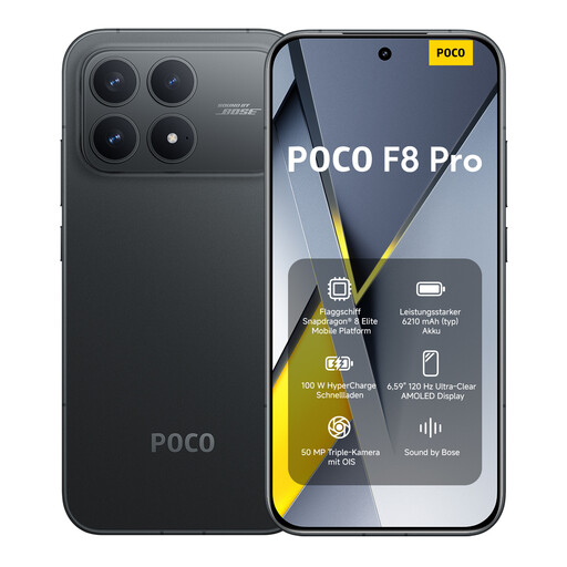 POCO F8 Pro Black 12GB RAM 256GB ROM