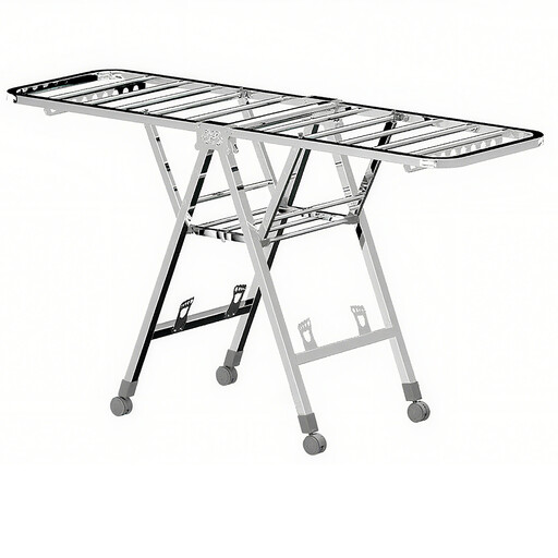 SNSP Stainless Steel Folding Wing Clothes Airer