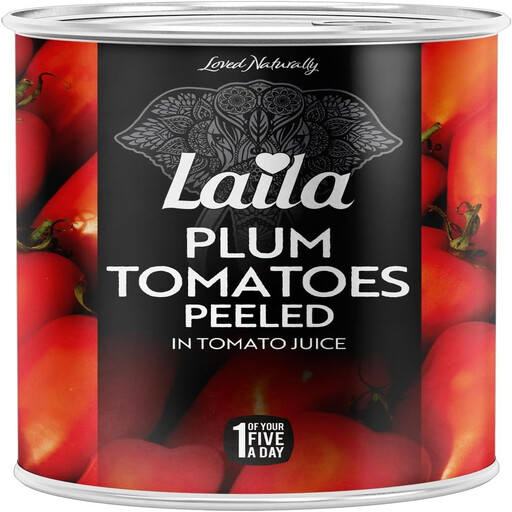 Laila Canned Plum Tomatoes 400g tin