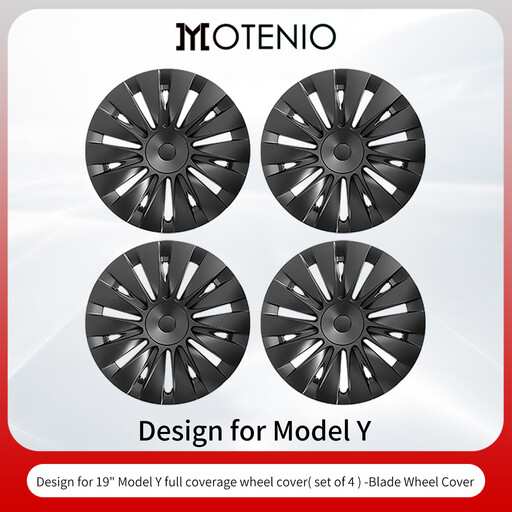 19-Inch Blade-Style Wheel Covers for Tesla Model Y