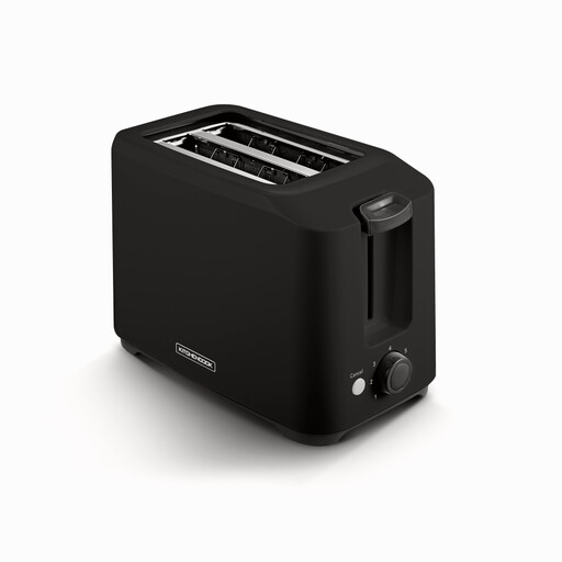 KitchenCook TOASTEO noir, grille-pain 2 fentes