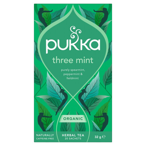 Pukka Organic Three Mint Herbal Tea
