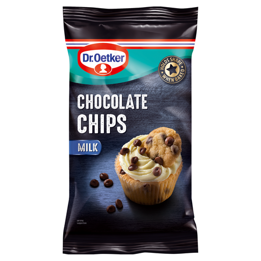 Dr. Oetker Luxury Milk Chocolate Chips 100g