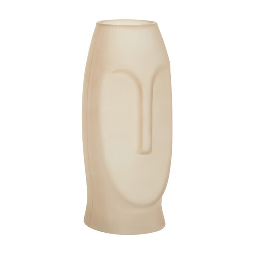 Premier Housewares Gold Sculptural Small Glass Vase