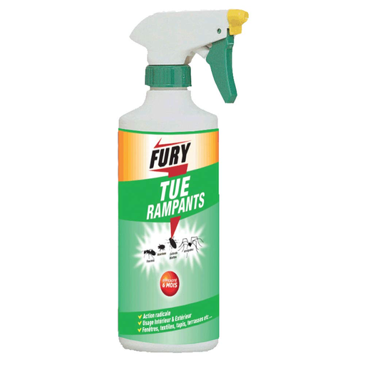 FURY Crawling Insect Killer Spray 6-Month Indoor & Outdoor Protection 500 ml
