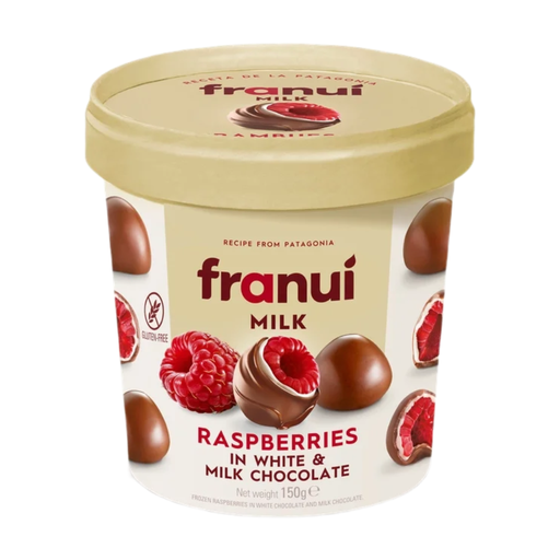 Franui Milk Chocolate Covered Raspberries 150g