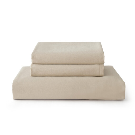 Bettw?sche 200x200 90% Baumwolle 3-teilig - Bettw?sche-Sets Hazeltaupe
