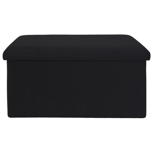Home Deco Factory Atom Folding Ottoman Bench Black