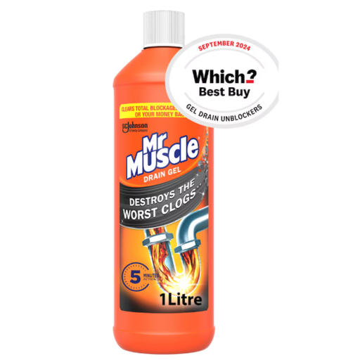 Mr Muscle Sink & Drain Unblocker Gel, 1l