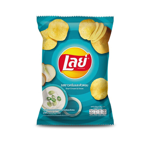 LAY'S potato crisps Sour Cream and Onion, 48 g