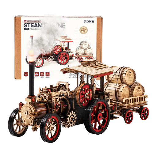 Robotime ROKR Steam Locomotive 3D Wooden Puzzle