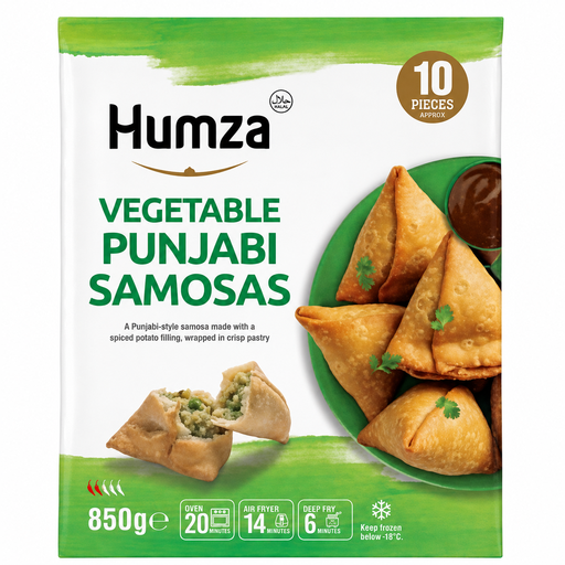 Humza Jumbo Veg Punjabi Samosa 850g pack