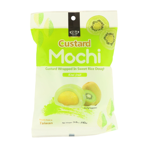 Royal Family Custard Mochi - Kiwi with Sugar and Sweeteners, 110g