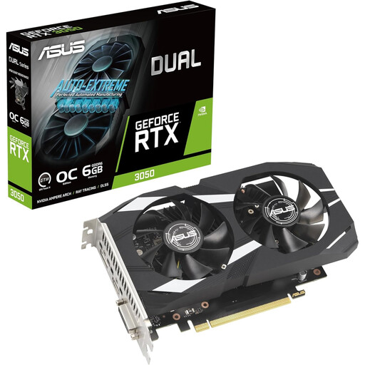 ASUS Dual GeForce RTX 3050 OC Edition 6GB 显卡