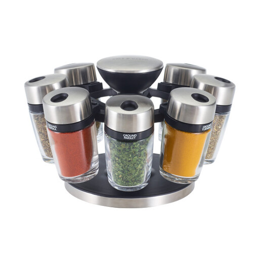 Cole & Mason Cambridge 8 Jar Rotating Spice Rack