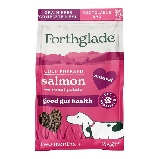 Forthglade Natural Dry Cold Pressed Salmon Grain Free 2kg
