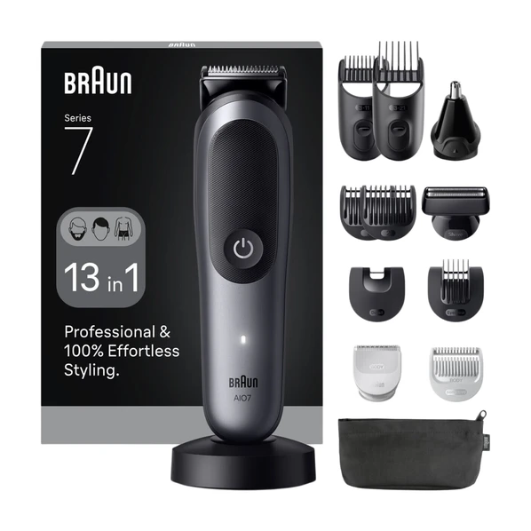 Braun All-in-One Series 7, 13in1 Grooming Kit, ProBlade, AutoSense