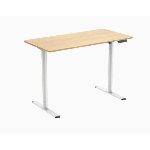 BureauAssis-DeboutErgonomiqueRéglableenHauteurÉlectriqueOchamaX120x60cmChênePromo