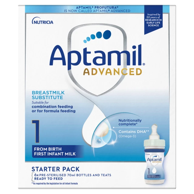 Aptamil Advanced Starter Pack 6 x 70ml