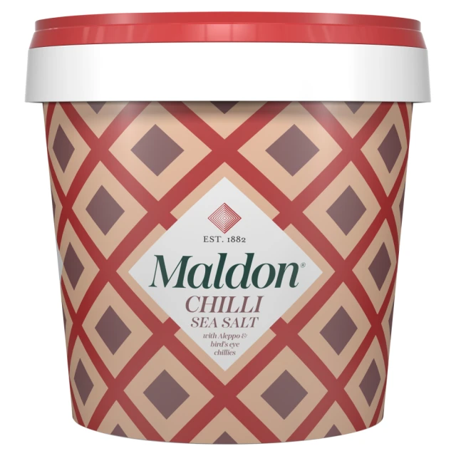 Maldon Sea Salt Flakes with Chilli - 500G