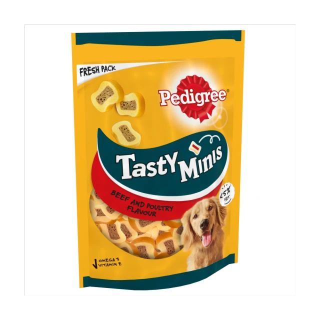 Pedigree Tasty Bites Chewy Slices with Beef 155g